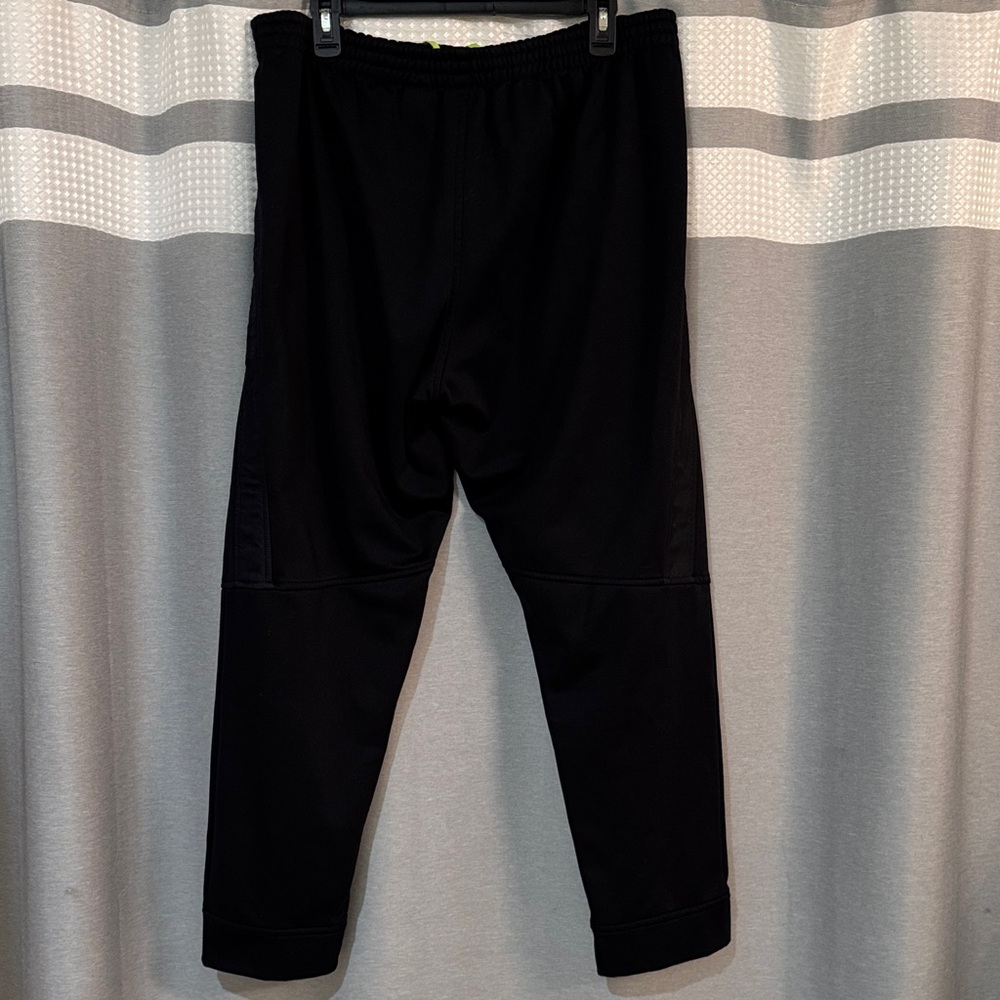 Asics Black Pants with neon yellow drawstring - Picture 3 of 3